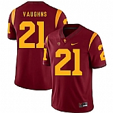 USC Trojans 21 Tyler Vaughns II Red College Football Jersey Dzhi,baseball caps,new era cap wholesale,wholesale hats